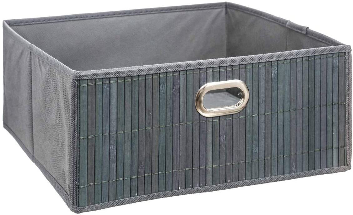 5five Simply Smart Organizer bambusowy 31 x 15 cm szary 155968B