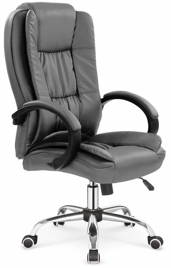 RELAX fotel gabinetowy popielaty