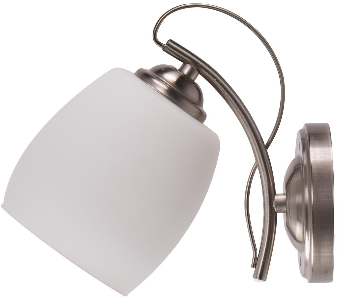 Candellux Kinkiet chromowy pojedynczy biały Amba 21-77028 21-77028