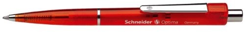 Schneider druku długopis Optima, M, trwały, czerwony 4004675134028