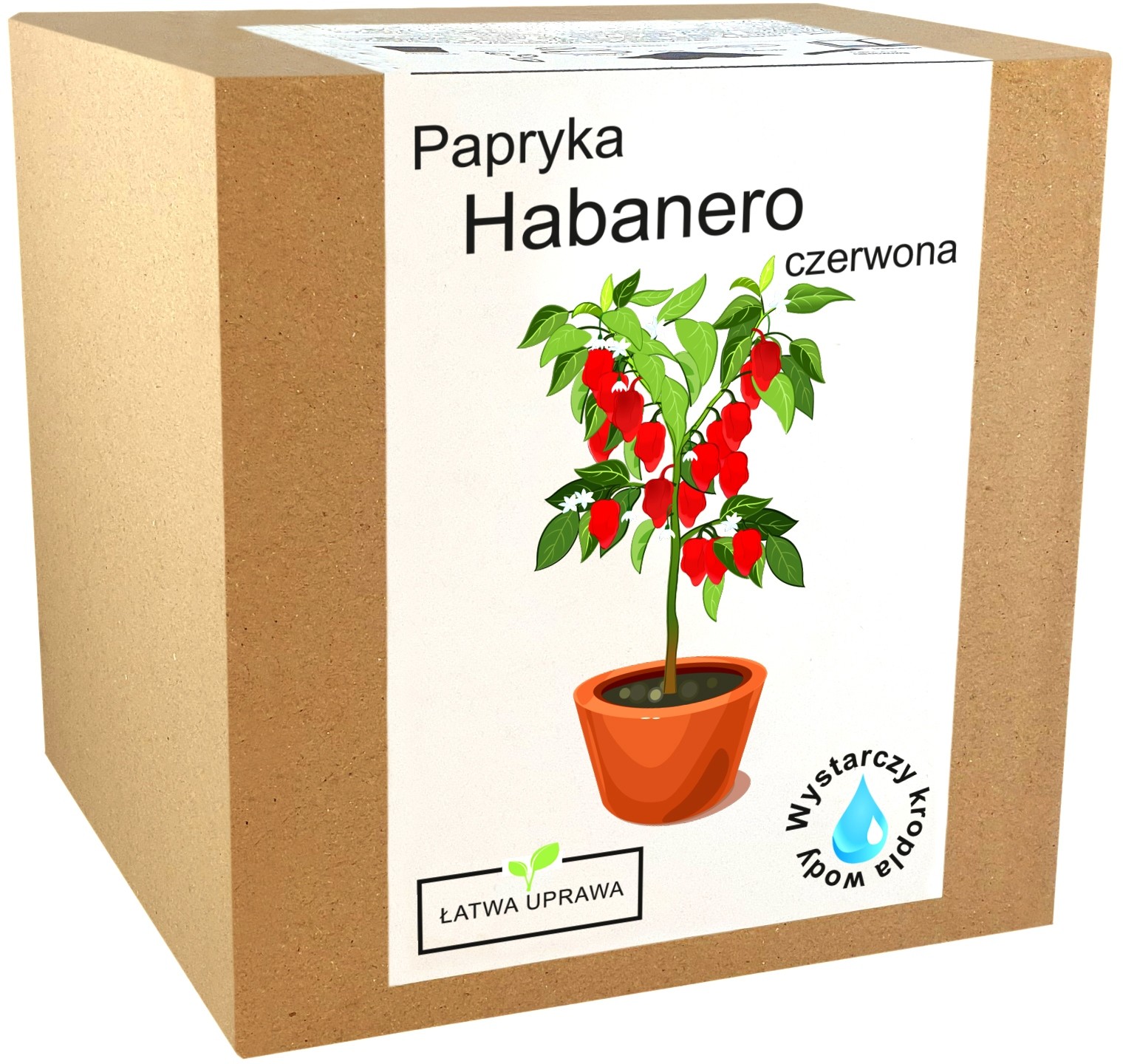 Zestaw do Uprawy Papryka chili Habanero czerwona