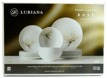 Lubiana KOMPLET TALERZY 6/18 BOSS 6474 MAGNOLIA 33018BB