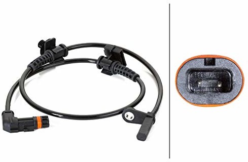 HELLA 6PT 010 376-131 czujnik, temperatura spalin - 2- biegunowy - przykręcany - Przewodu: 295[mm] 6PT 010 376-131