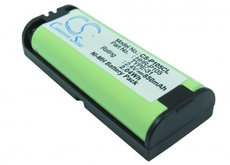 Cameron Sino Panasonic HHR-P105 850mAh 2.04Wh NiMH 2.4V Cameron Sino)