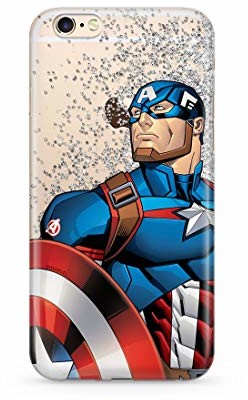 ERT GROUP Oryginalne i oficjalnie licencjonowane etui Marvel Kapitan Ameryki na telefon komórkowy do iPhone 6 Plus, Case, pokrowiec, Cover z tworzywa sztucznego TPU, chroni przed uderzeniami i zarysowaniami MPCCAPAM9917