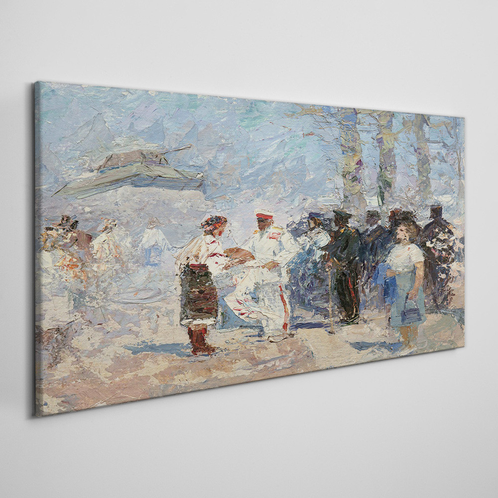 PL Coloray Obraz na Płótnie Malarstwo wojsko czołg 100x50cm