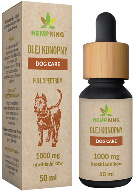 HempKing Olej konopny Dog Care 1000 mg 50 ml