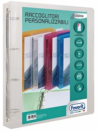 Favorit Favorit Hawai teczka na segregatory przezroczyste  teczki na pierścionki (przezroczyste, A4, 3 cm, 4 cm, 260 mm, 320 mm) 100460714