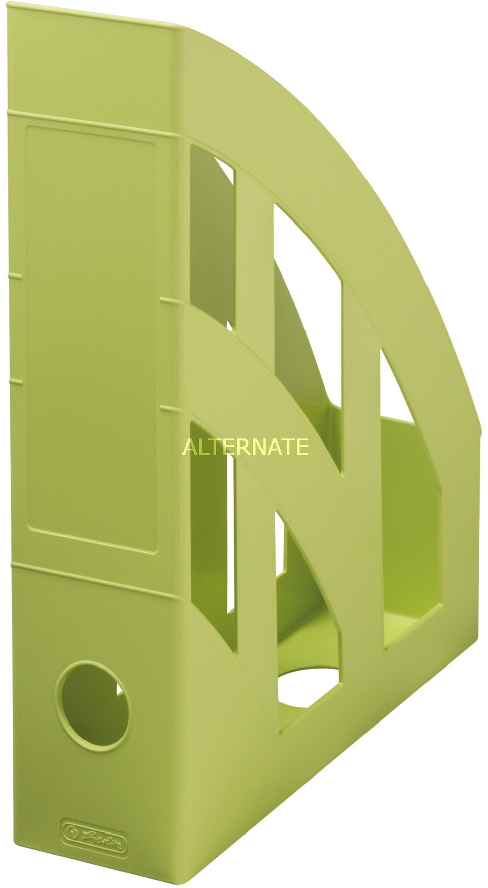 Herlitz 50034017 półka na dokumenty Plastik Zielony, Magazine file 4008110261584