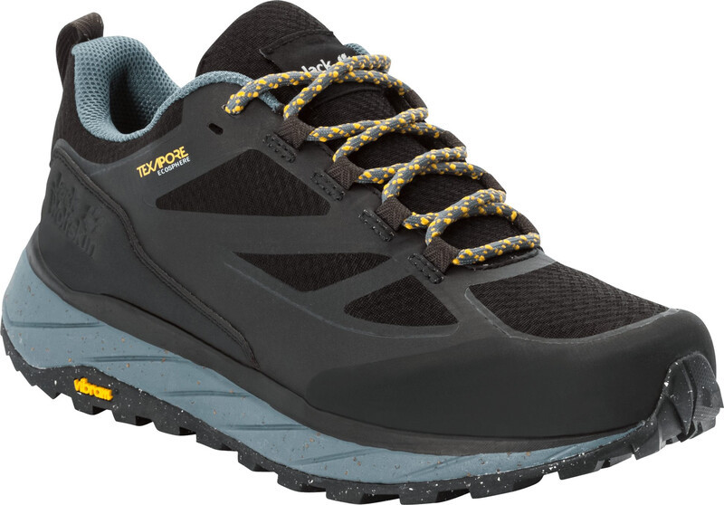 Jack Wolfskin Terraventure Texapore Low Shoes Men, szary/czarny UK 9,5 | EU 44 2022 Buty turystyczne 4051621-6364-095