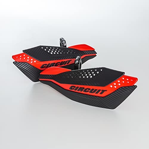 CIRCUIT equipment CIRCUIT Equipment PM038-2DA ochraniacze na ręce do motocrossu, czerwone PM038-2DA