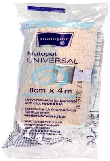 Matopat Bandaż UNIVERSAL niejałowy - 4m x 8cm 1szt.