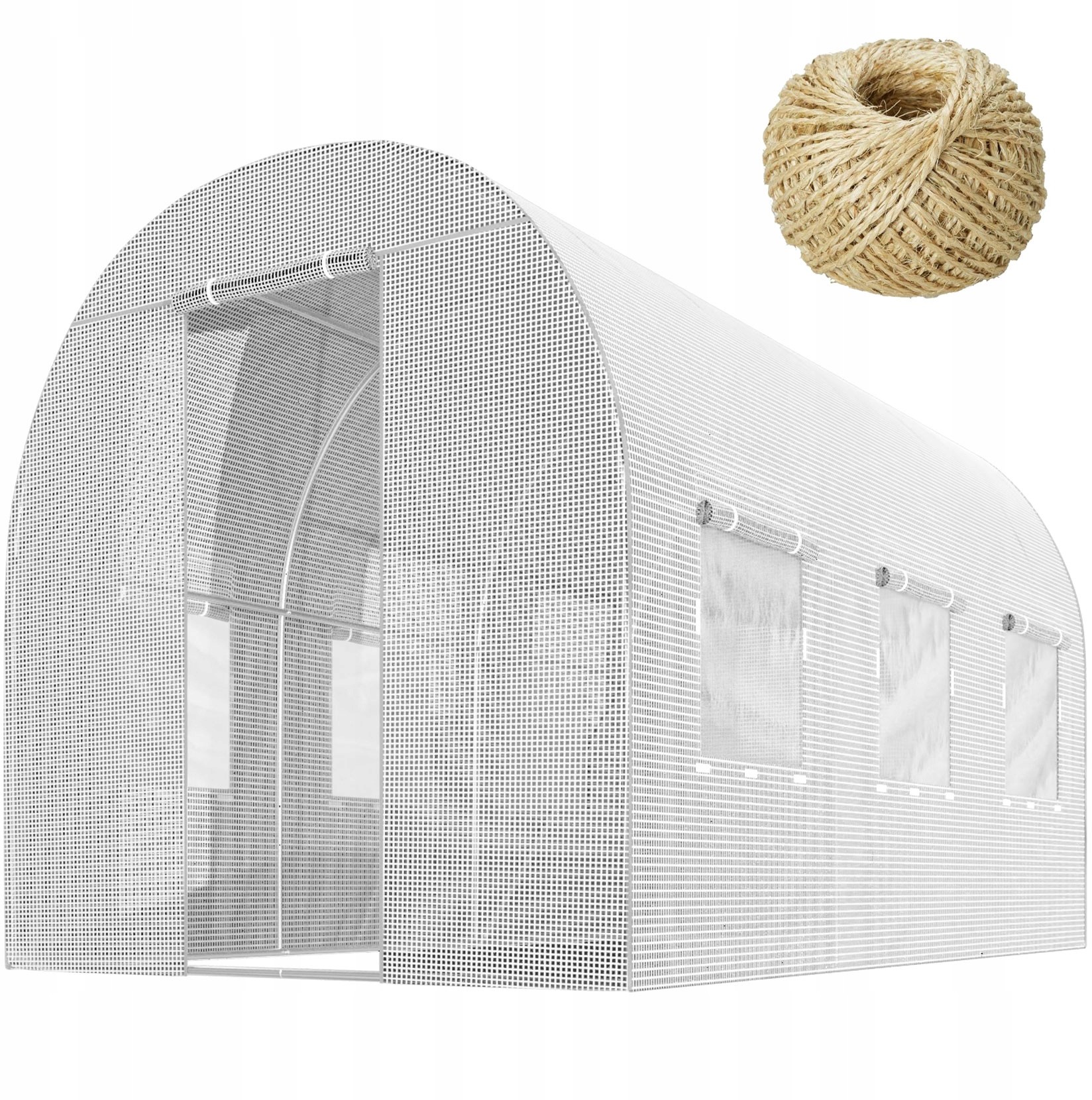 Tunel Foliowy Ogrodowy Szklarnia 2x3,5m Foliak 7m2