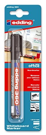 Edding Whiteboard Marker edding edding 360, wielokrotnego napełniania, 1,5  3 MM, czarny 4-360-1-1001