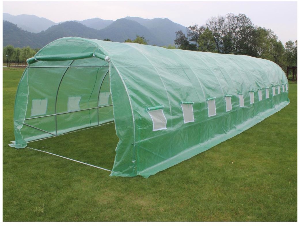 Vente-unique.pl Szklarnia tunelowa ze stalową konstrukcją IPOMEA 36 m -  Dł.1200 x Szer.300 x Wys.200 cm