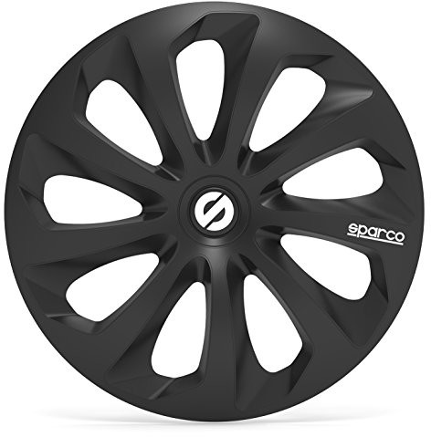 Sparco sparco spc1370bk 4 ozdobne kołpaki 13 cali Sicilia, czarna SPC1370BK