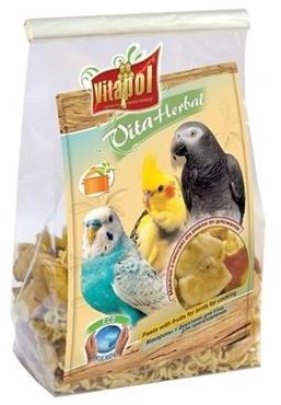 Vitapol Makaron z owocami do gotowania dla ptaków 130 g