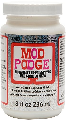 Mod Podge Plaid:Craft  Mega Glitter Hologram-8oz