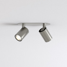 Astro Lighting plafon reflektorki) Ascoli Twin Recessed 2xGU10 8cm nikiel mat 1286099