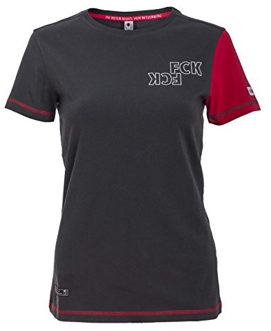 Uhlsport FCK T-Shirt damski 15/16, czerwony, S 1002344010406_Anthra/Chilirot_S