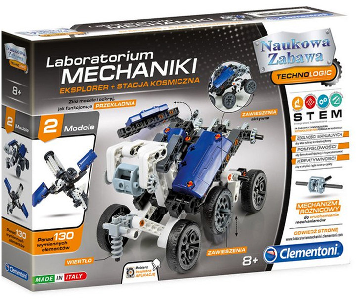 Clementoni Laboratorium mechaniki Pojazdy kosmiczne 50519