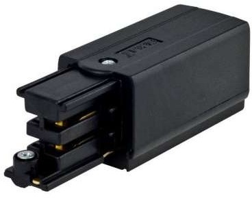 Shilo Zasilanie szynoprzewodu uziemienie prawe XTS 12 CZ do 3-fazowej szyny natynkowej 230V czarne