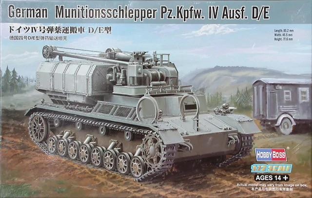 Zdjęcia - Model do sklejania (modelarstwo) HobbyBoss Ciągnik amunicyjny PzKpfw IV Ausf D/E Fahrgestell 82907 