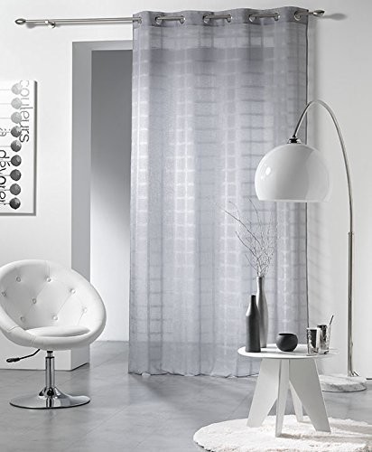 DOUCEUR D'INTERIEUR douceur D l'intérieur 1622953 zasłona z oczkami, woal, Beige CAN1622947