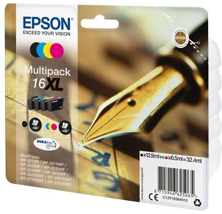 Epson c13t16364022 oryginalne wkłady atramentowe Pack of 4 2666408