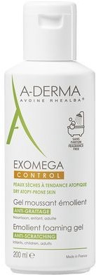 A-Derma A-Derma Exomega zmiękczający pieniący się żel Do cery suchej i atopowej 200 ml