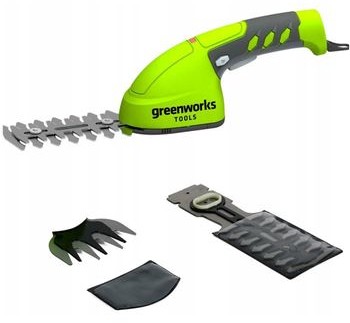 Greenworks Green Works Nożyce do trawy krzewów 7,2V z akumulatorem
