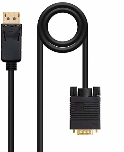 Nano Cable Nanocable 10.15.4405 - DisplayPort do kabla konwertera VGA, DisplayPort/M-VGA/M, czarny, 5,0 mts 8433281008687