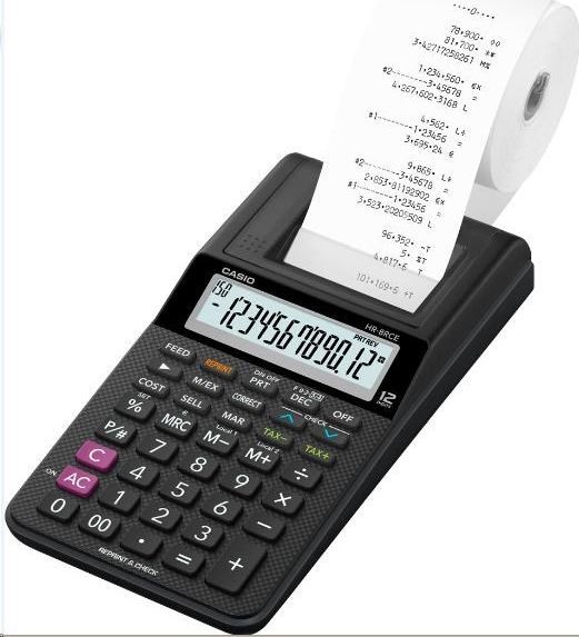 Casio Kalkulator HR 8 RCE BK HR 8 RCE BK