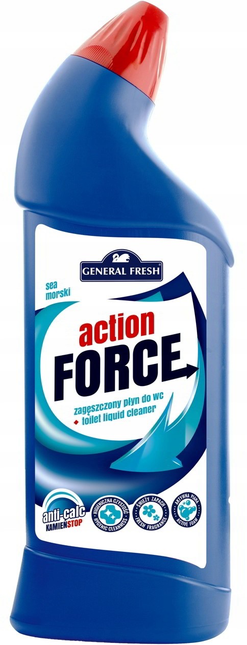 General Fresh Action Force 1L Płyn do Wc Morze
