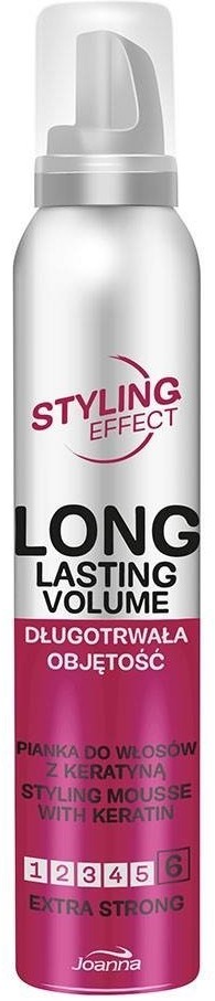 Joanna Styling Effect pianka modelująca do włosów Ekstramocna 150ml