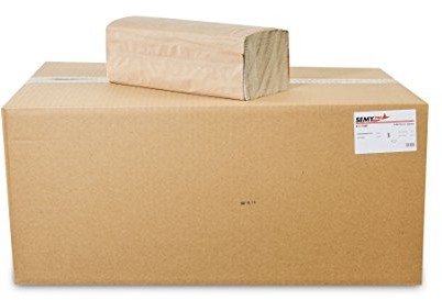 SemyTop Quicky ręcznik do rąk, ZZ składane, 25 x 23 cm, 1lag, naturalny, 5000 arkuszy papieru, 1er Pack (1 X 1 sztuki) ST-77048