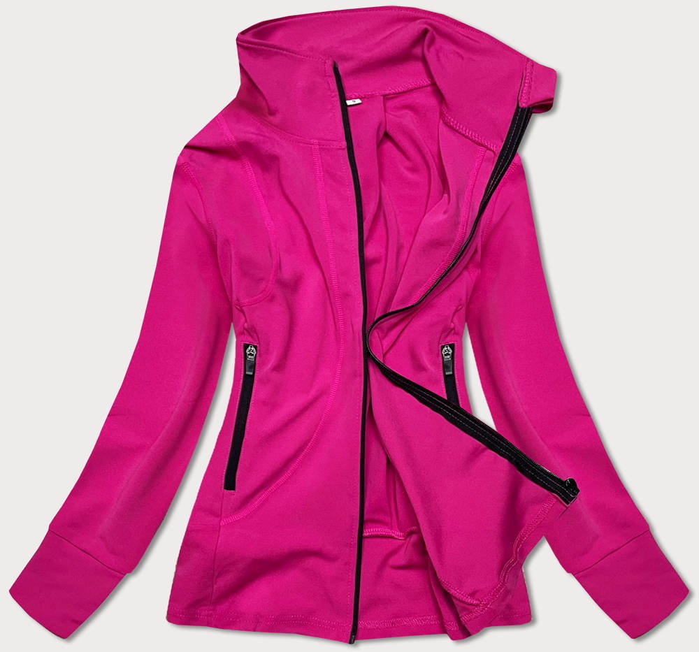 J.STYLE DAMSKA BLUZA ZE STÓJKĄ RÓŻOWA (HD150-19) - J.STYLE