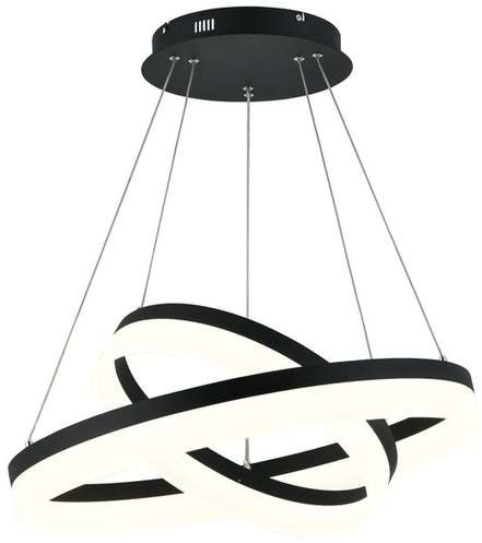 Reality Lampa wisząca Cornelia czarna led ring 330602-02