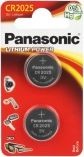 Panasonic Bateria Lithium Power CR2025 165mAh 2szt