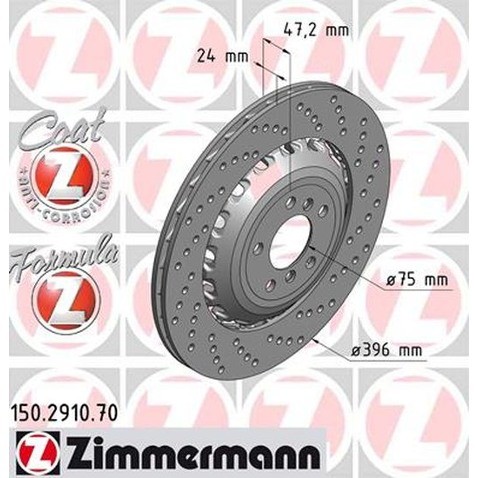 Zimmermann Tarcza hamulcowa 150.2910.70