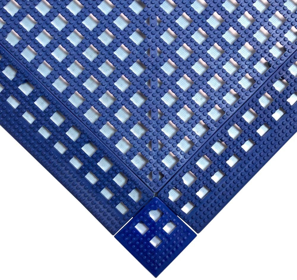 Coba Mata Antypoślizgowa Pod Prysznic Flexi-Deck Niebieski 0.3M X 0.3M (Zestaw 9 Sztuk)