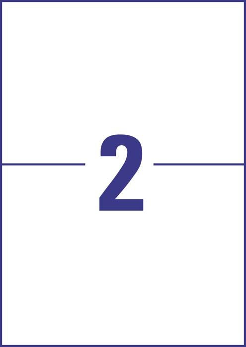 Avery Zweckform ETYK.ZF 7916 210X148 10ARK ETYKIETA DO UŻYTKU ZEWNĘTRZNEGO 7916-10 7916-10