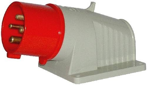 Tarel Wtyk siłowy stały odbiornikowy 32A 400V 4p t_116