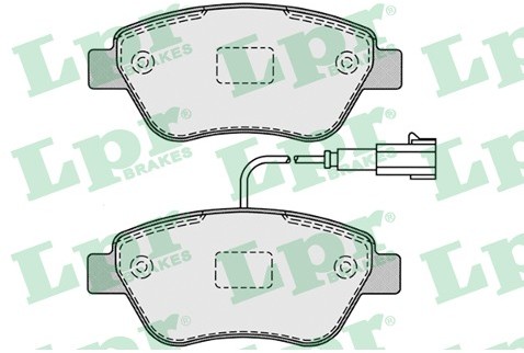LPR GROUP Zestaw klocków hamulcowych, hamulce tarczowe GROUP 05P1225