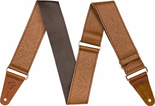 Fender Tooled Leather Strap, 2