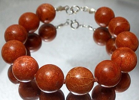 Arande Piękna bransoletka KORAL Srebro 14mm 1584666997