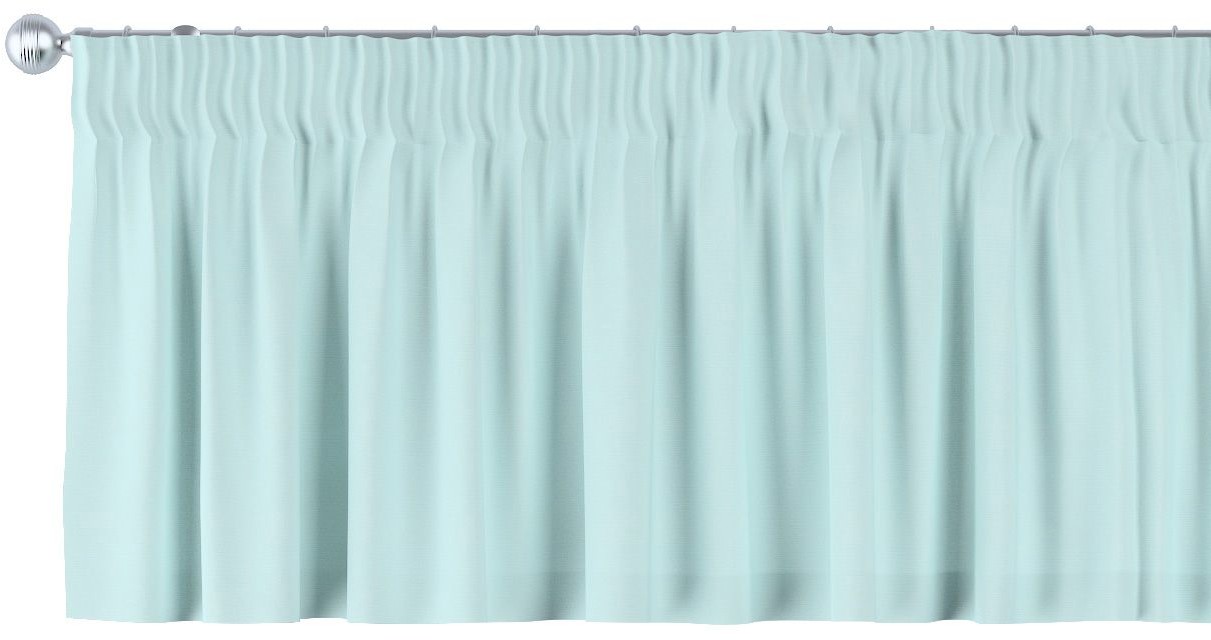 Dekoria Lambrekin na taśmie marszczącej pastelowy błękit 390 × 40 cm Cotton Panama 397-702-10