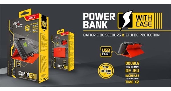 Steelplay Steelplay Powerbank Flip Cover Switch - Akcesoria do konsoli do gier - Nintendo Switch 3760211000646