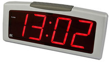 Xonix Budzik sieciowy LED gigant / czerwony 1213R