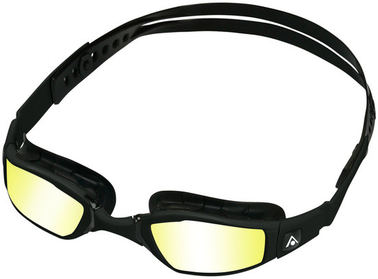 Aqua Sphere PHELPS Okularki pływackie NINJA Black Yellow Mirror